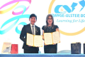 (漾新聞/陳雯萍報導)高雄市攜手美東姊妹市邁出國際教育新步伐！為延續3月橘郡郡長紐豪斯訪高、4月雙方締結姊妹市友誼基礎，高雄市政府於6月由行政暨國際處長張硯卿與教育局長吳立森率團回訪美國紐約州橘郡，促成雙方簽署教育合作備忘錄（MOU），同時促成小港高中與派 ...(略)