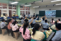 (中央社)彰化縣長王惠美縣府團隊積極推動食農教育與國際教育多年，縣內有許多優秀的食農教育推動學校。彰化縣鹿東國小參與社團法人大享食育協會主辦的「2024臺日韓學校午餐食譜交換及供餐交流計劃」，3日上午與日本群馬縣水上町立新治小學校進行線上營養午餐交流，雙方 ...(略)
