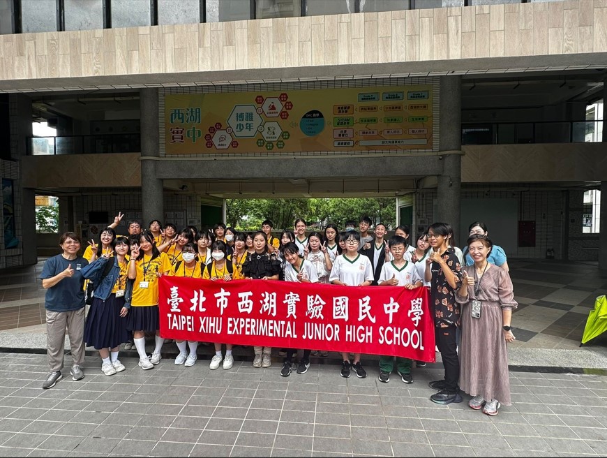 臺日友誼綻放─群馬縣片品中學蒞臨西湖圖片