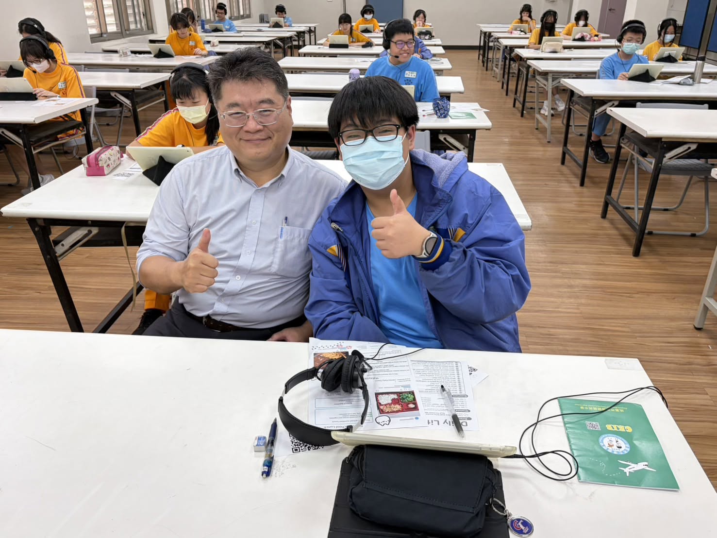 為深化國際教育交流，建國國中近日與馬圖片
